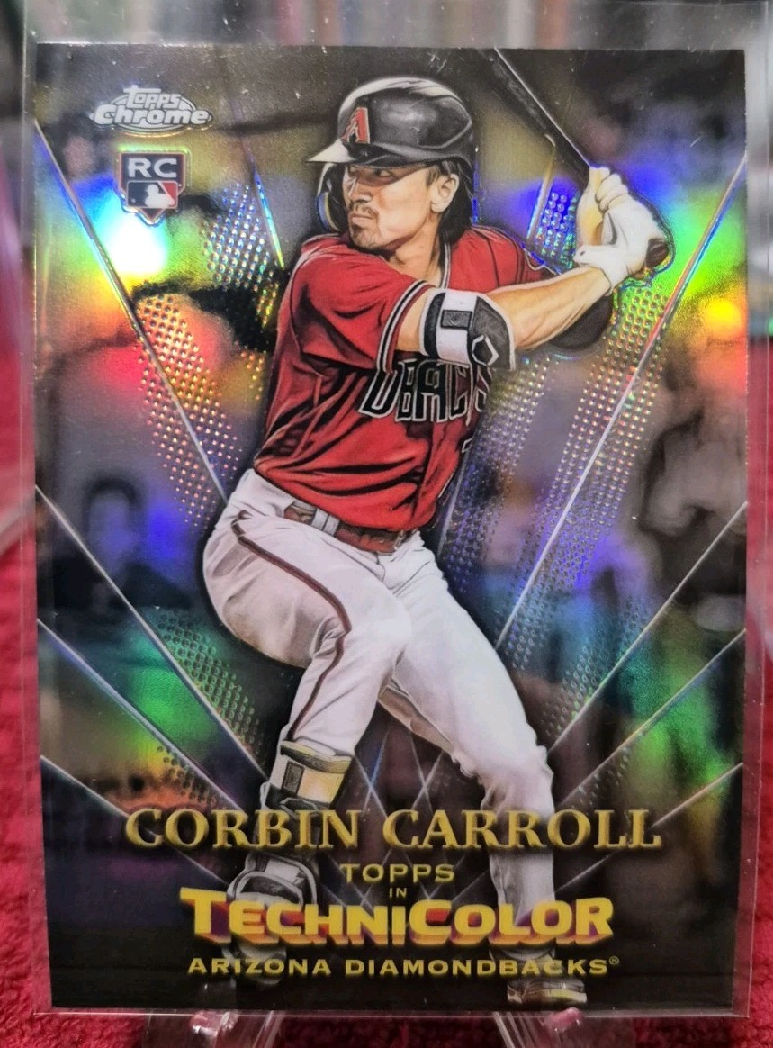 2023 Topps Chrome Corbin Carroll TechniColor Refractor RC Diamondbacks