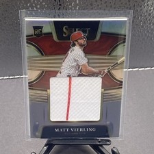 2022 Select Matt Vierling Rookie Jumbo Jersey Silver Prizm /250