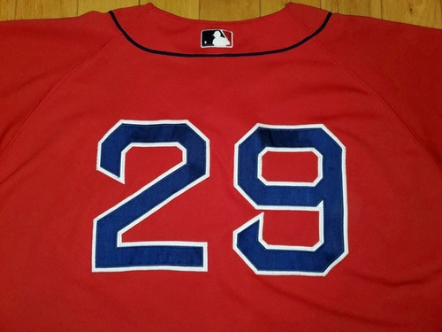 02 Russell Athletic Shea Hillenbrand Boston Red Sox Auténtico Equipo MLB CAMISETA 52 - Imagen 4 de 16
