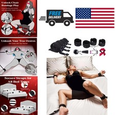 Complete Bondage Set with Nipple Clamps Feather Paddle and Blindfold for Couples