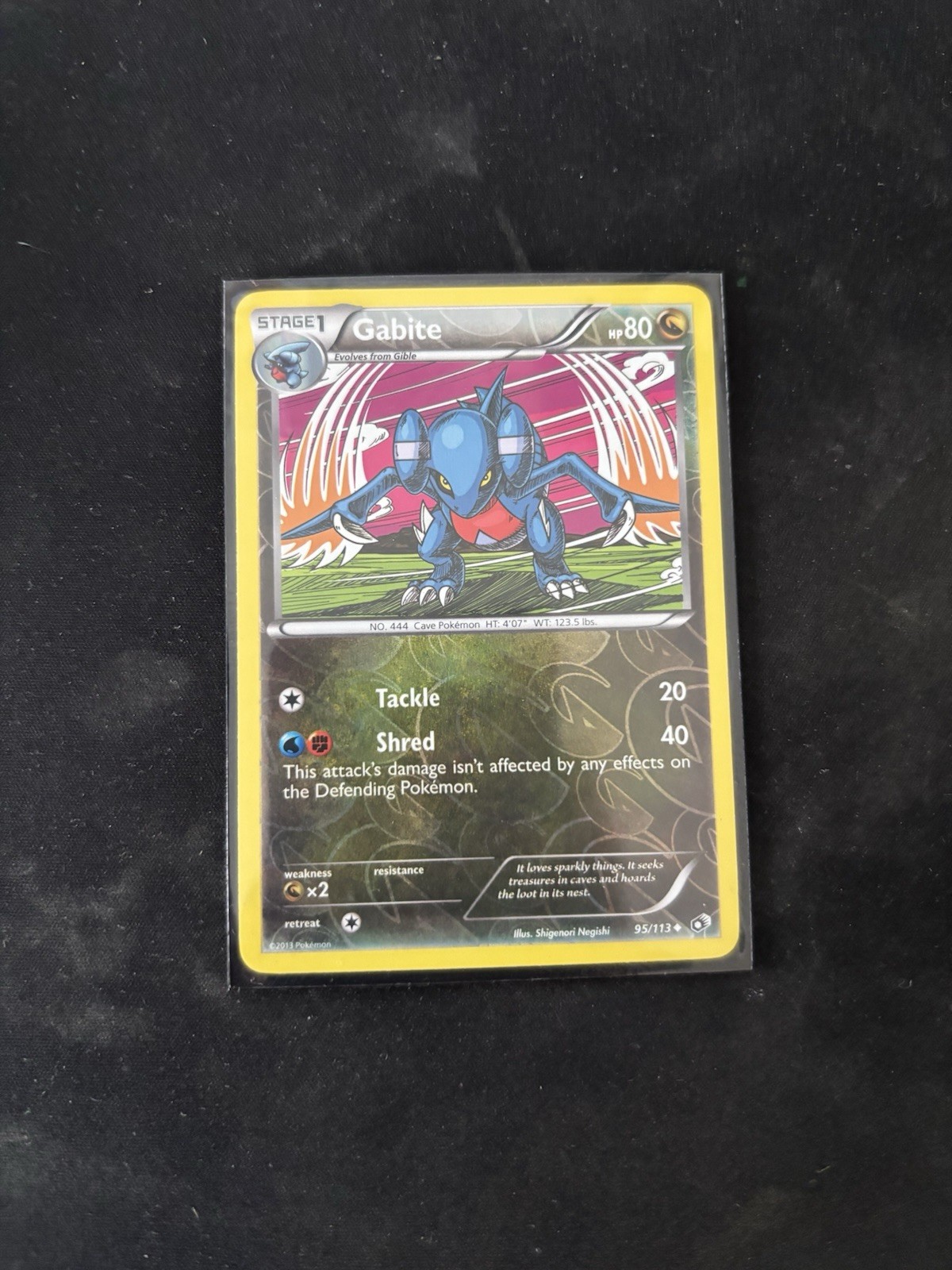 Gabite 95/113 Legendary Treasures Reverse Holo LP/NM - Pokemon TCG