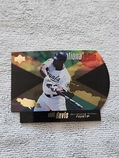 1998 Upper Deck Baseball National Pride Die-Cut #NP15 Chili Davis K.C. Royals 