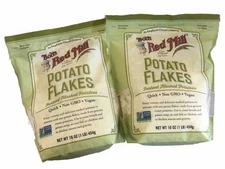 2 PACK- Bob's Red Mill Instant Creamy Mashed Potatoes Flakes 16 oz (T)