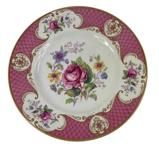 Staffordshire Rose Pink by Myott Staffordshire 8" Salad Plate