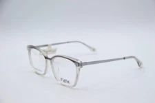 NEW FYSH 3620 S313 CLEAR SILVER AUTHENTIC EYEGLASSES 52-16