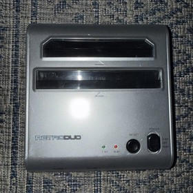 Retro-Bit Retro Duo 2 in 1 NES SNES Console System - Silver/Black - TESTED