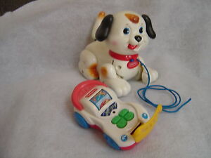 Fisher-Price Lil' Snoopy Pull Puppy with Playskool battery-operated Toy Car | eBay
