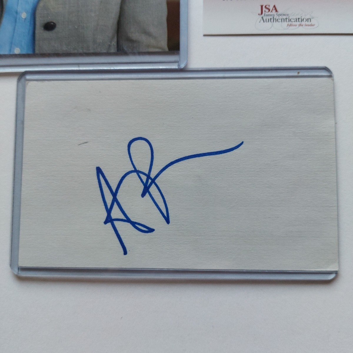 Amy Poehler Signed Auto 3x5 Index Card Early signature 2006 (Parks