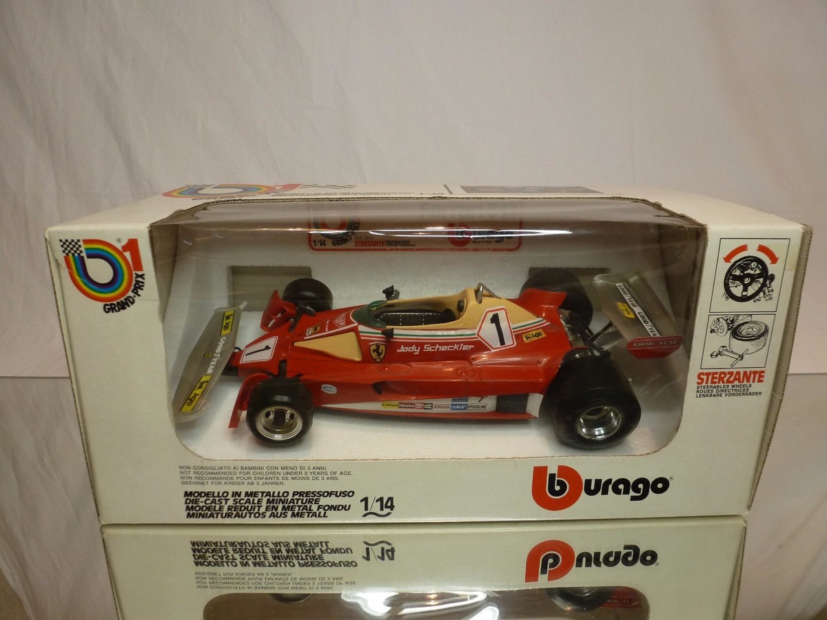 BBURAGO 2101 FERRARI 312 T - #1 JODY SCHECKTER - RED 1:14