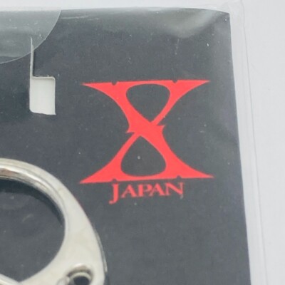 X JAPAN キーケース YOSHIKI hide X JAPAN Red Acrylic Plate Keychain yoshiki hide Spread Beaver