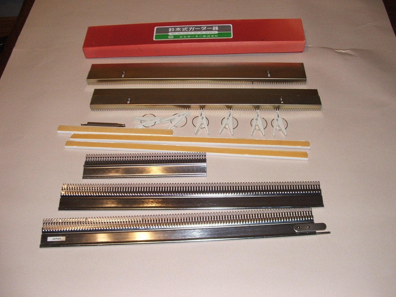 Standard Gauge Garter Bar for 4.5mm Knitting Machines Made in Japan