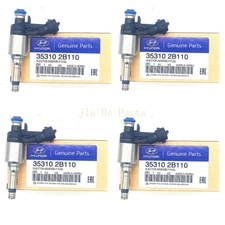 35310-2B110 4X FUEL INJECTOR for 2012-2017 Hyundai ACCENT VELOSTER KIA RIO SOUL