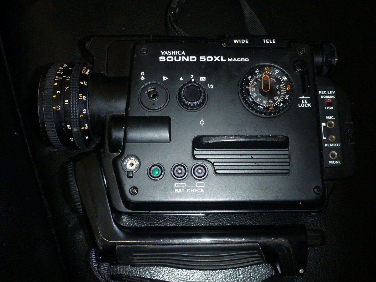 Vintage Yashica Sound 50XL Macro Camera Super 8 (for part or