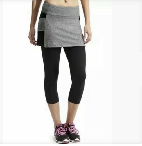 Black Leggings w/ Gray Skirt 212397 | eBay