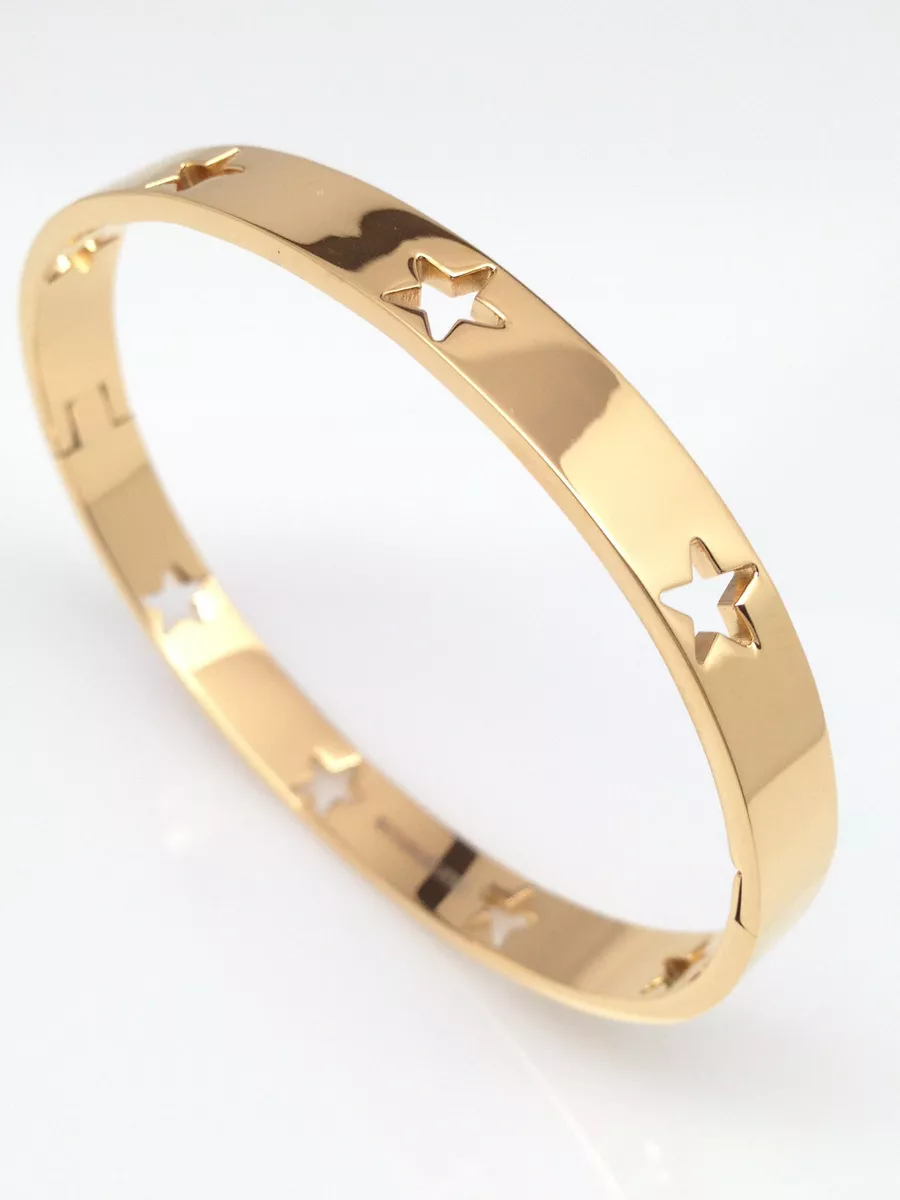 Gold star bangle discount