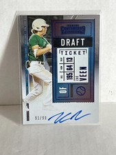 2020 Panini Contenders ON CARD rookies Zac Veen RC Blue Ticket Auto RC SP /99