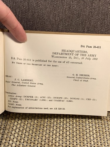 FRASARIO VIETNAMITA, OPUSCOLO DIPARTIMENTO DELL'ESERCITO N. 20-611, 1962! - Foto 10 di 13