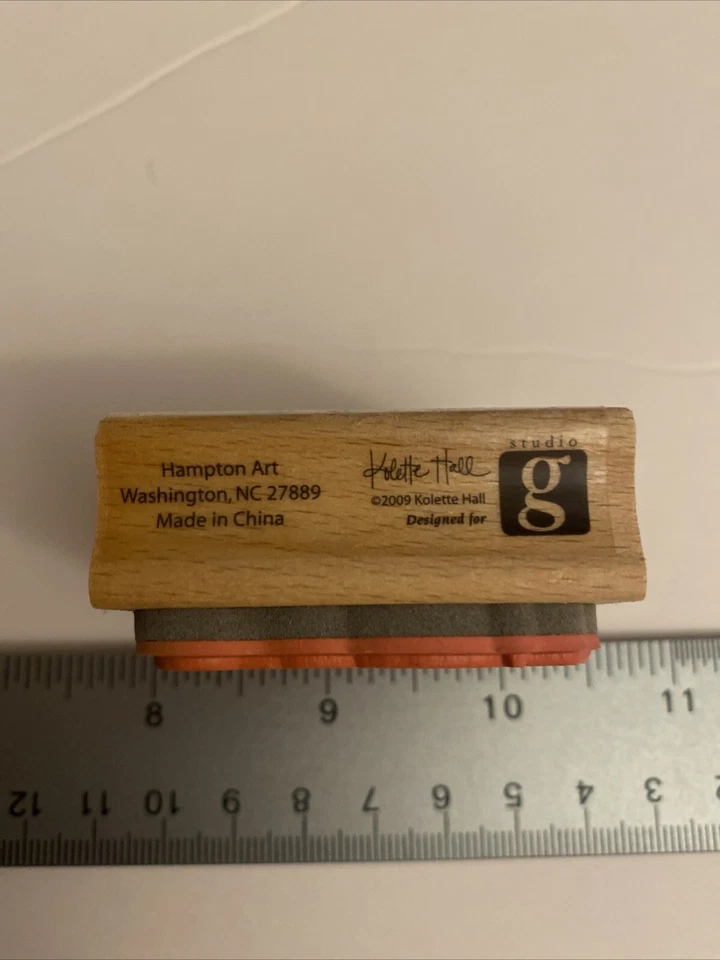 Líneas de dirección de devolución Hampton Art Kollette Hall con estampado de goma de madera nuevo Foto 4 de 4