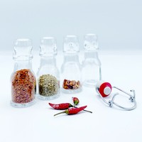 60Er Set BüGelflasche 50 Ml Mit Porzellanverschluss │ Glasflasche │ ÖL LiköR