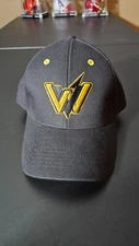 West Virginia Power Minor League Baseball Bimm Ridder Black Strapback Hat