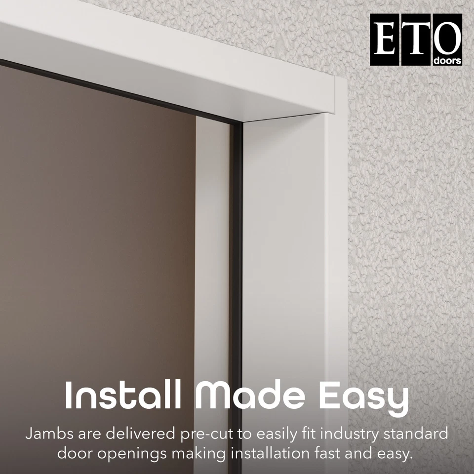 Kit de marco de jamba de puerta de grado de pintura imprimada exterior Foto 3 de 4