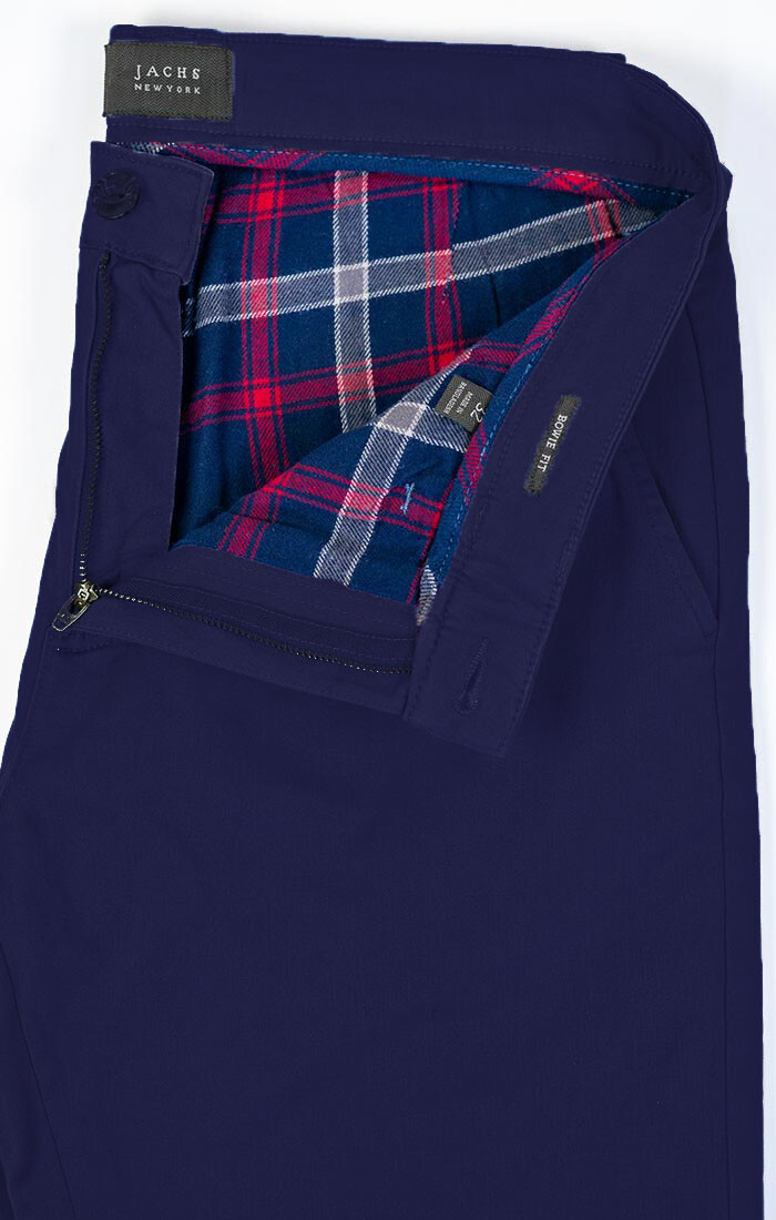 Jachs New York Flannel Lined Chino Pants Navy | eBay