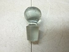 Jergens Lotion Glass Bottle Stopper Top Rare Vintage Collectible Piece
