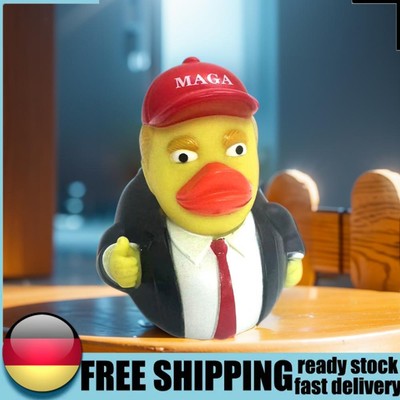 Trump Rubber Duck Baby Bath Toys Rubber Duckies for Kids (Red Hat Thumbs Up)