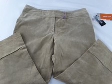 Ladies Tan Suede Leather Wilsons Maxima Pants Size 8 - New with Tags