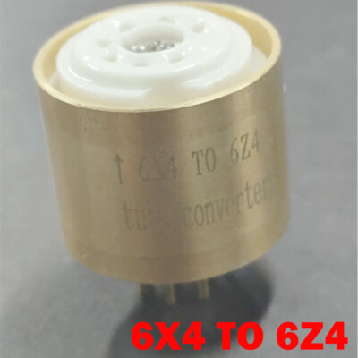 1PC Convert Tube Socket 6X4 to 6Z4 Vacuum Tube Adapter Socket DIY USA