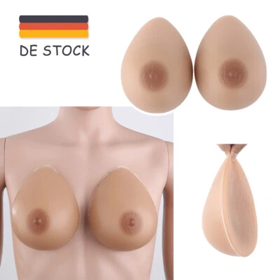 B/C/D/E cup goutte d'eau poitrine silicone formes de poitrine travesti - Photo 1/4