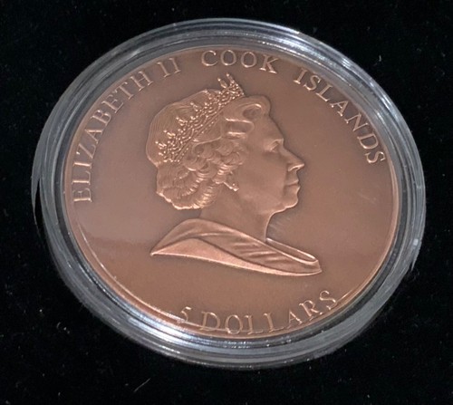 Mars Meteorite Silver Coin 2009 Cook Islands - Picture 2 of 4