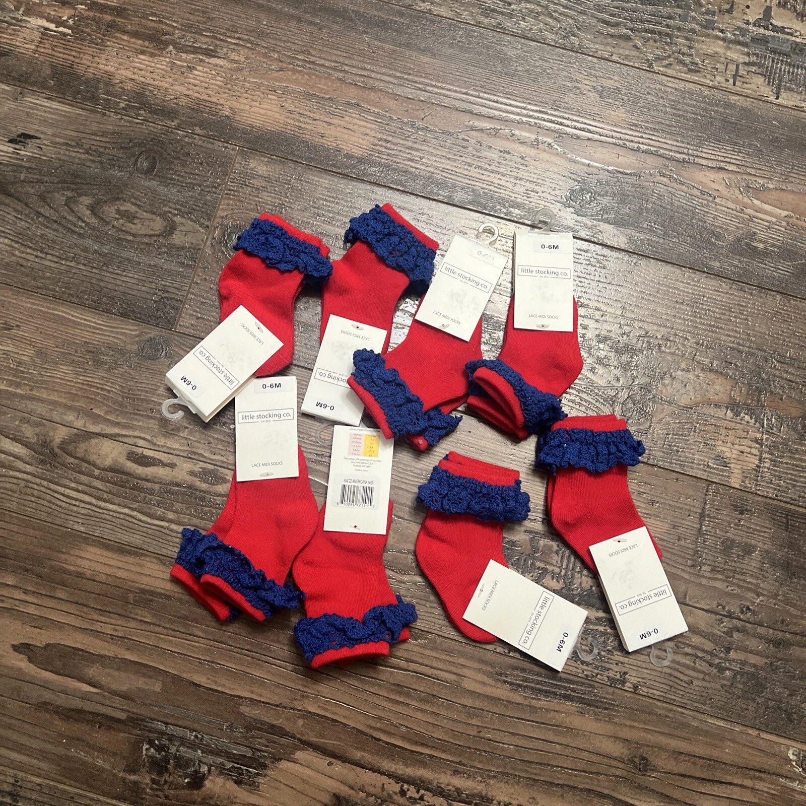 Little Stocking Co. 0-6 Months 8 Pair , Midi Socks