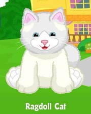 Webkinz Classic Ragdoll Cat - hm871 - Virtual Adoption Code Only