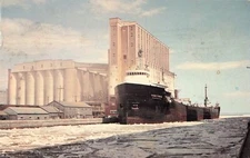 SHIP SS HAMILTONIAN OVERWINTERED @ GRAIN DOCKS & HUGE ELEVATORS Fort William!!!