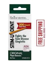 Stim-u-dent Plaque Removers 24 Packs of 25 Picks/pack 600 Picks - Mint Flavor
