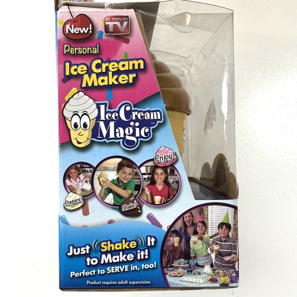 Ice Cream Magic Personal Ice Cream Maker w/Spoon As Seen On TV eBay