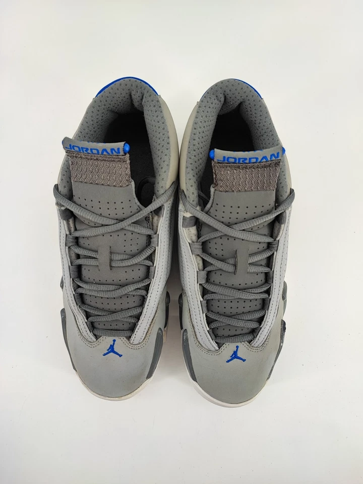 Nike Kids Air Jordan 14 Gray Athletic Sneakers Size 6.5Y - Image 4 of 4