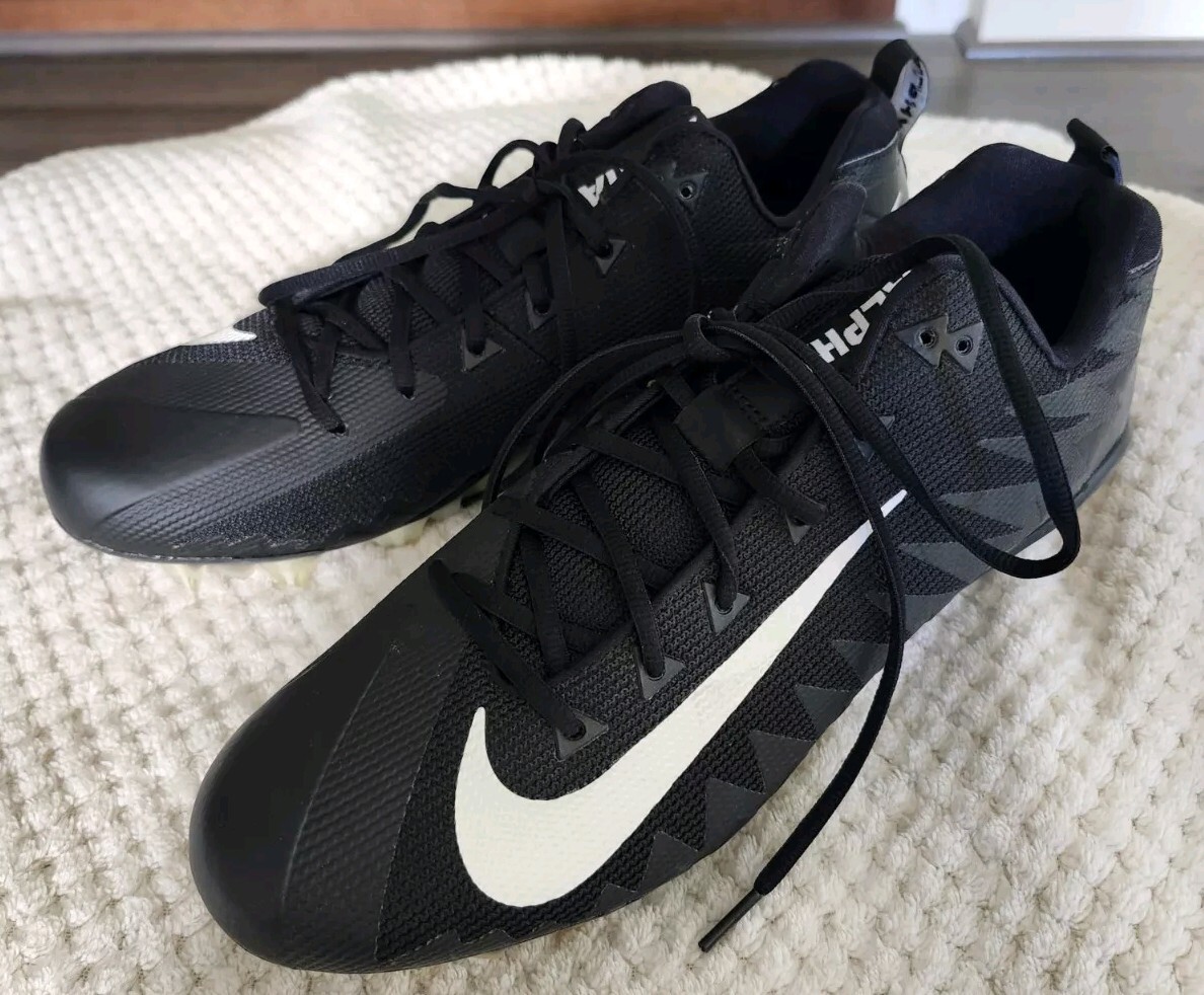 Nike Alpha Football Cleats Shoes Mens 14 Black Low Top Spikes 918187-010 Nike Alpha Menace Pro Low TD PF 918187-010 Black Football  main image 4