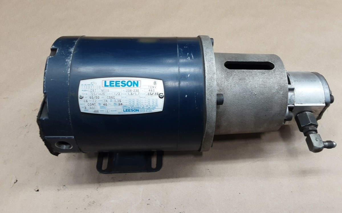 LEESON 110911-00 C6T17NK8B MOTOR Sauer Sundstrand Gear Pump
