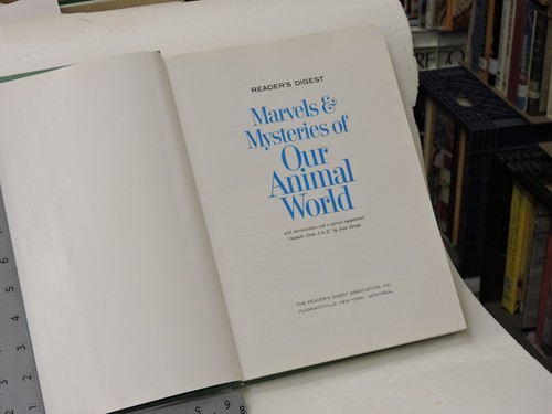 Marvels and Mysteries of Our Animal World Hardcover - Picture 4 of 5