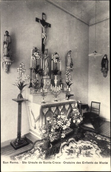 Ak San Remo Ligurien, Hl. Ursula von Santa Croce, Oratorium der... - 4091036