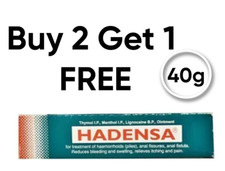 Hadensa Herbal Ointment Piles Haemorrhoids, 40g EACH FREE SHIP 2028 Buy 2 Get 3