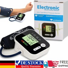 Blutdruckmessgerät Monitor Maschine Digital Oberarm Herzfrequenz Automatische
