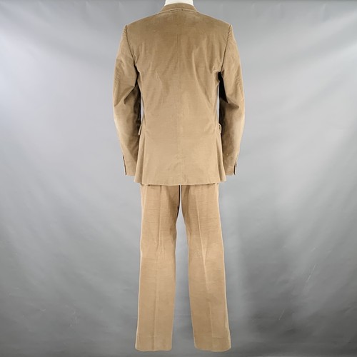 MIU MIU Size 40 Khaki Corduroy Cotton Blend Notch Lapel Suit - Picture 3 of 16