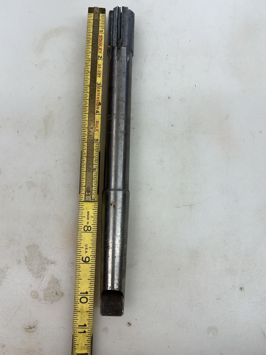 Union Twist Drill 1” (8 Flute Adjustable Reamer) Tapered End