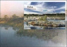 Raba Nature Park Wetland Swamp A Bog In Estonia Mint Maxi Card FDC Sheet 2016