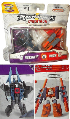 Transformers Cybertron Mini-Cons SHOCKWAVE vs TANKOR 2006 minicons complete moc