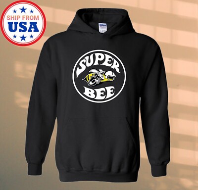 Super Bee Super Car Black Size S-3XL