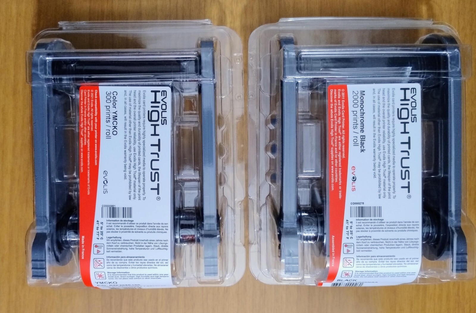 ✅Nastri ribbon originali per Evolis Primacy 2✅  R5F208E100 RCT023NAA